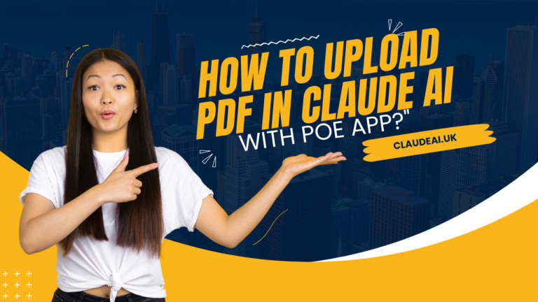 How To Upload PDF In CLAUDE AI with POE App?