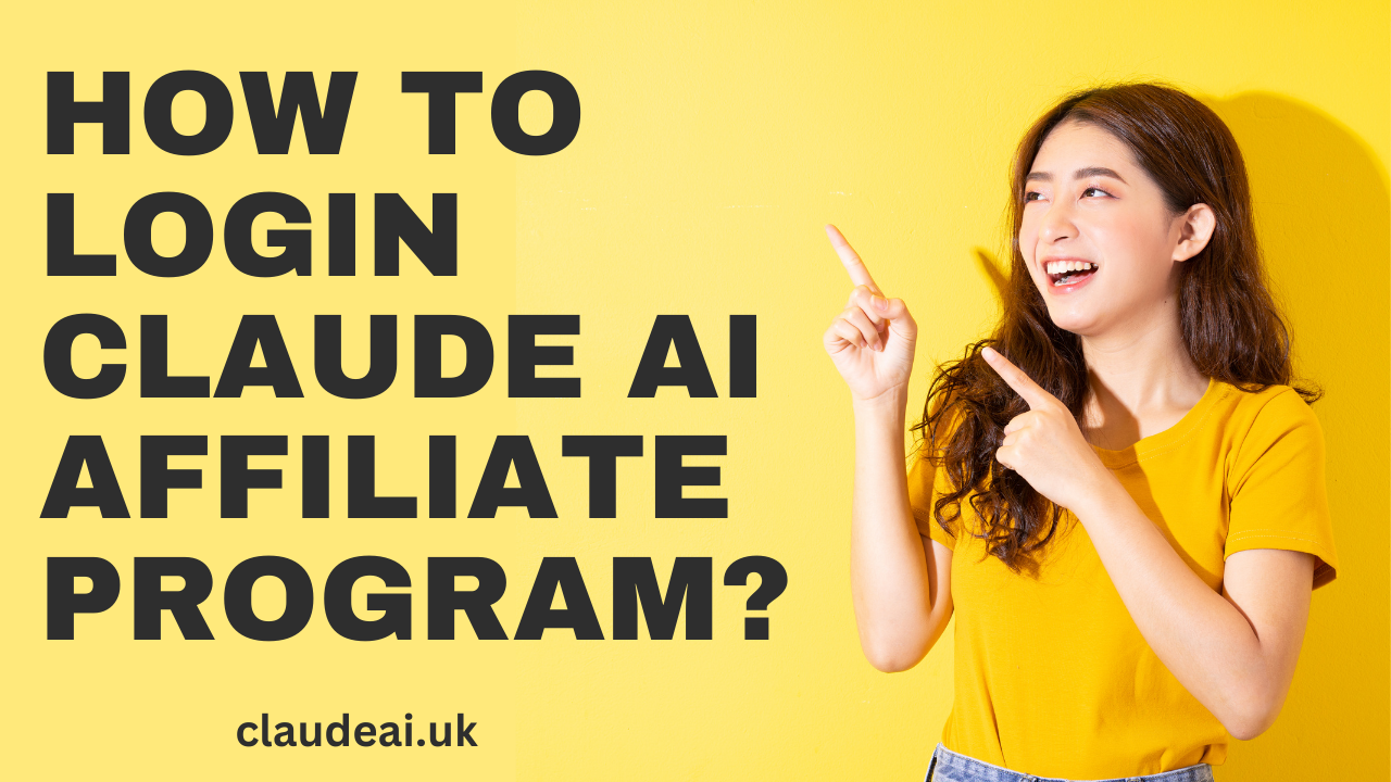 How To Login Claude AI Affiliate Program?